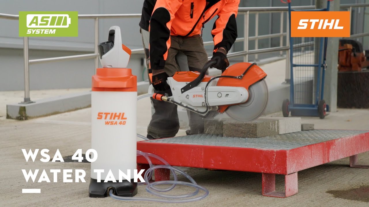 🟠 Бак для воды под давлением STIHL WSA 40 для отрезных пил | Аккумулятор STIHL AS | STIHL GB