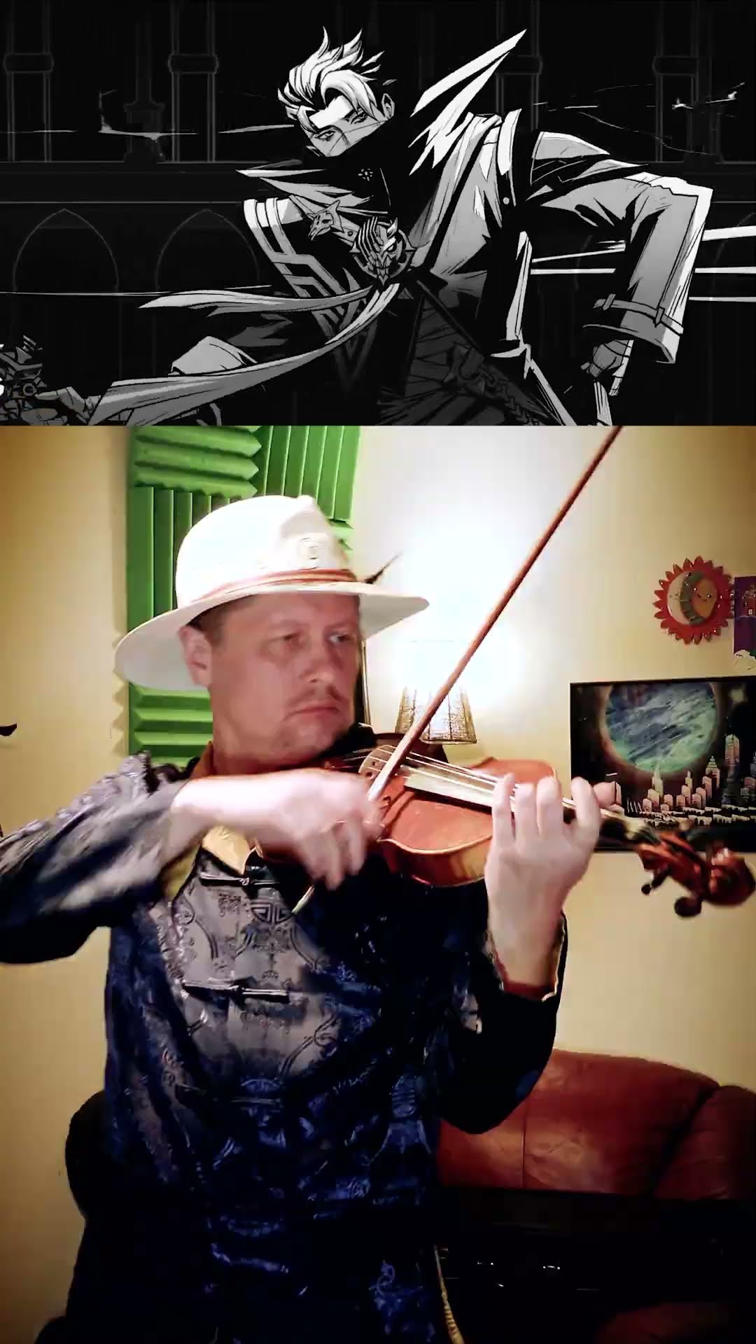 Guess what? The violin melody in Granger's PV music is actually a live recording!