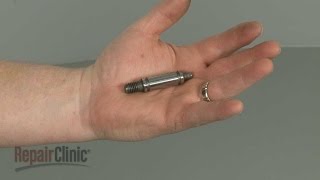 Whirlpool Electric Dryer Drum Roller Axle, Front #WPW10359271