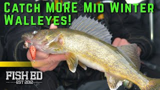 How to FIND and CATCH Walleye on Midwinter Structure – Fish Ed