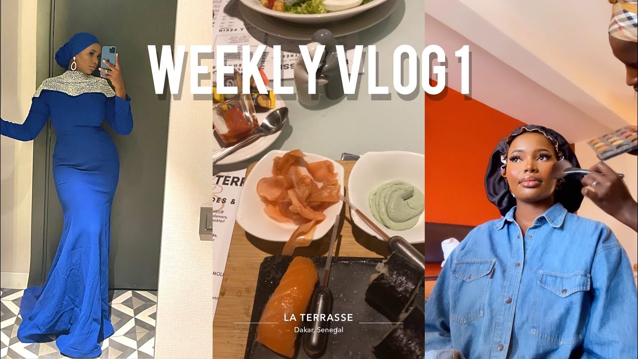 WEEKLY VLOG 1|une semaine avec moi ( ma vie de modèle photo,spa, even’s, recette…)