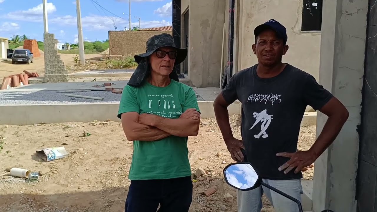 VISITAMOS A OBRA DE CARLOS DO SERTÃO 