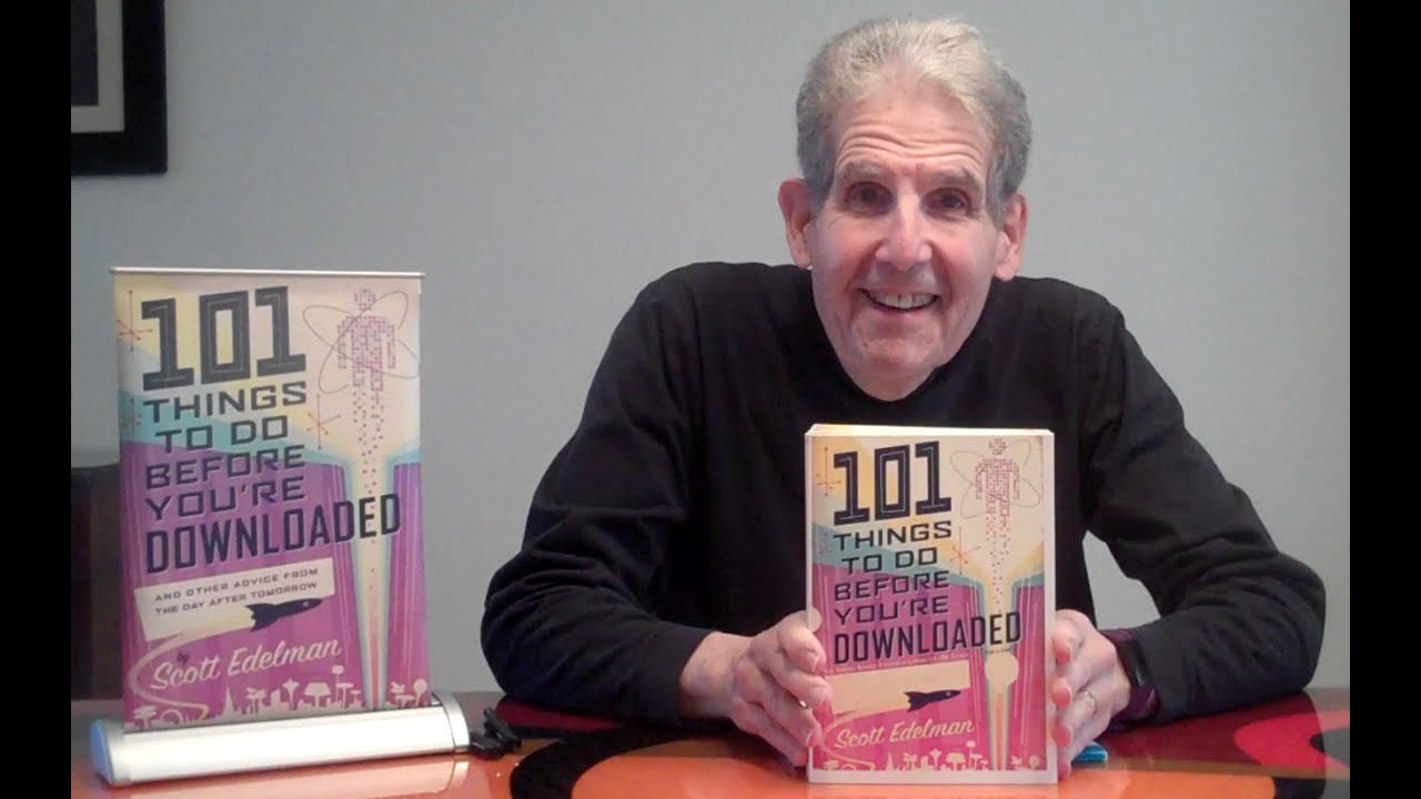 Scott Edelman signs the limited edition of 101 Things to Do Before You're Downloaded