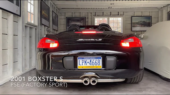 2001 Boxster S Exhaust Comparison 4K