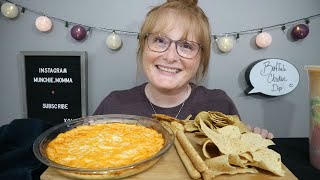 BUFFALO CHICKEN DIP  HOMEMADE  MUKBANG  EATING SHOW