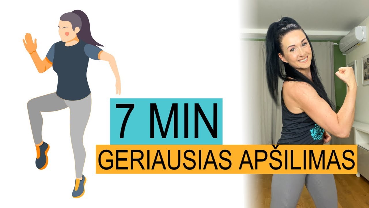 Sportas namuose. Greitas apšilimas prieš treniruotę