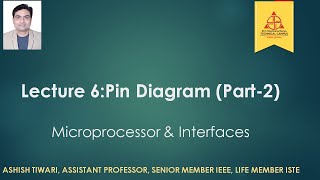 Lecture-6|Microprocessor|8085 Microprocessor Pin Diagram (Part-2)