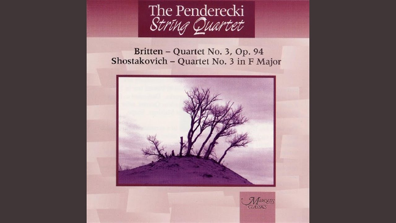 Obejrzyj String Quartet No.3, Op. 94 - Recitative And Passacaglia (La Serenissima) w YouTube Obejrzyj String Quartet No.3, Op. 94 - Recitative And Passacaglia (La Serenissima) w YouTube