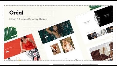Oreal - Minimal Responsive Shopify Theme | Themeforest Templates