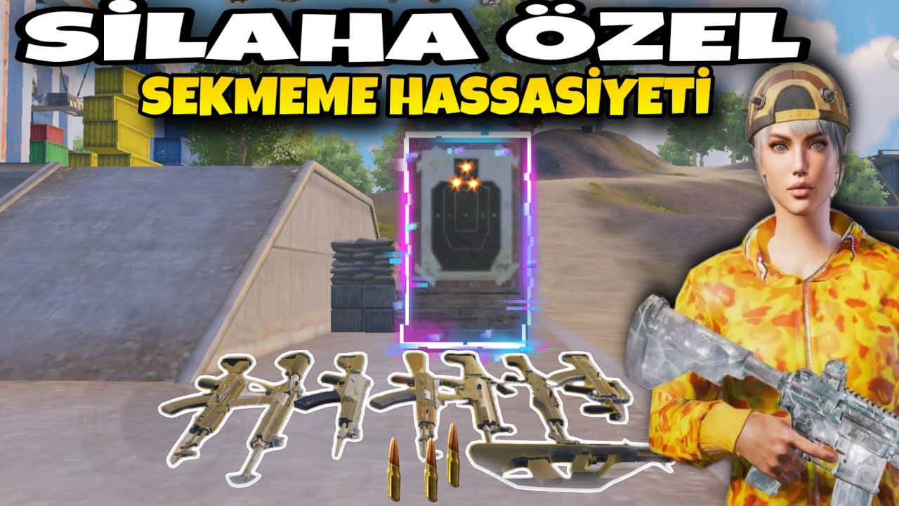 SİLAHA ÖZEL SEKMEYEN HASSASİYET AYARI ! YAKIN + UZAK %100 HEADSHOT! (PubgMobile) 