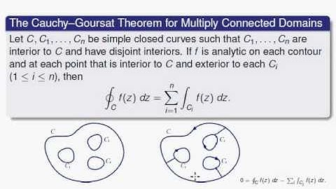 The Cauchy-Goursat Theorem for Multiply Connected Domains