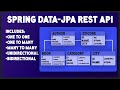 Spring Data JPA OneToOne OneToMany ManyToMany Uni- Bidirectional [Rest API]