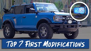 Top 7 First Mods for the 2021 Ford Bronco!