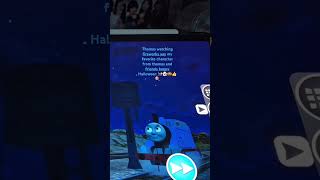 Thomas watching fireworks yay my favorite character from thomas and friends happy Halloween 🚂👻🎃👍🍭