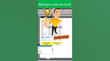 Sum With indirect function in excel #shorts #excelshorts #tips #excel