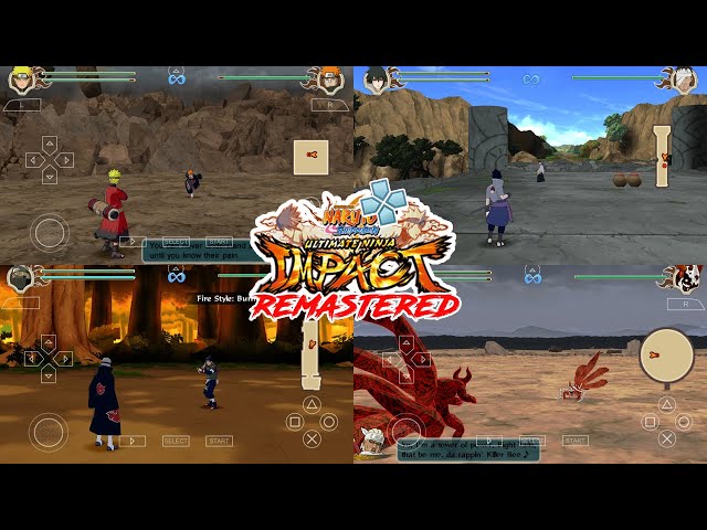 Agora DUBLADO! Naruto Shippuden Ultimate Ninja IMPACT 2 (Mod) Remasterizado  ▷ Para CELULAR/PPSSPP 