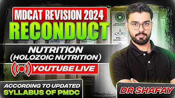 MDCAT Reconduct 2024 | Nutrition | Revision Classes | Sindh | SZABMU | Biology