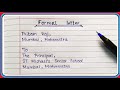 Letter writing || How to write letter- Formal Letter and Informal Letter in english | Easy essay