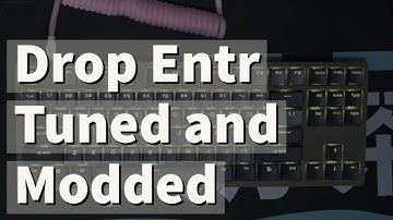 DROP ENTR - MODDED AND TUNED (LUBED SWITCHES) | Typing Sound Test ASMR