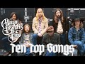 The allman brothers band  ten top songs best of rock rock blues heavy classicrock heavymetal