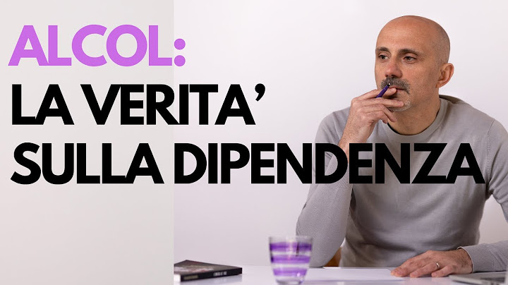 La VERA causa della dipendenza da alcol