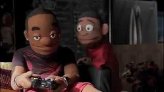 Bobb'e J. as Lil Dez in The Finals  Kobe Lebron Puppet Commercial