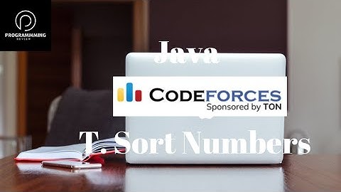 Problem Solve. T:- Sort Numbers.