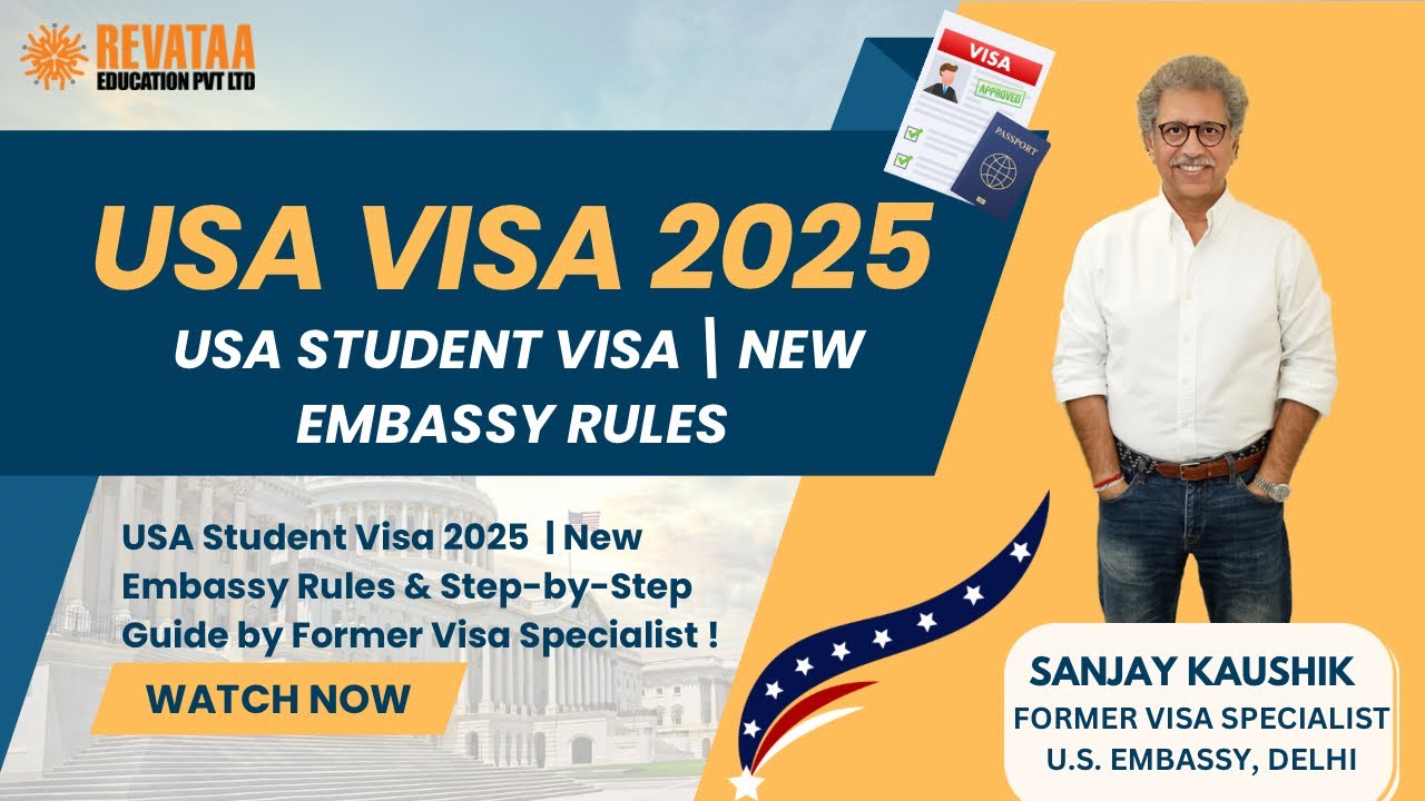 Step-by-Step Guide to Apply for USA Student Visa | 2025 Embassy Rules ...