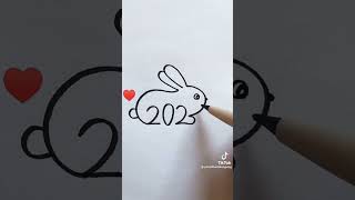 رسم ارنب بالارقام 2023