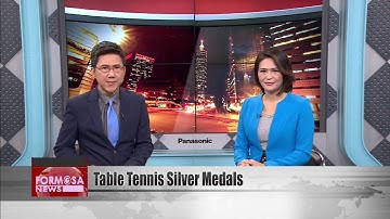 Table tennis players win silver medals in the ITTF World Tour Grand Finals men’s doubles e...