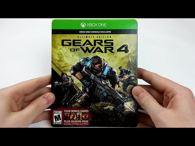 Gears of War 4: ULTIMATE EDITION Unboxing(XBOX ONE) 