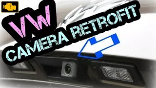 CAMERA How to install VW REAR VIEW CAMERA KIT Volkswagen