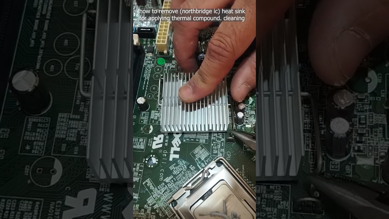 how to remove northbridge chipset heatsinks | cooling heatsinks | Optiplex 330 