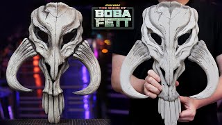 How to Make a Boba Fett Mythosaur Skull Wall Decoration out of Foam - Free PDF Template - Star Wars