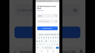 Password Reset UI  #flutter #coding #shorts