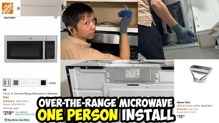 GE Over-the-Range Microwave Installation