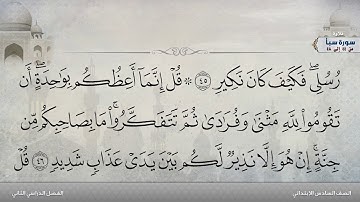 سورة سبأ من 44 إلى 48