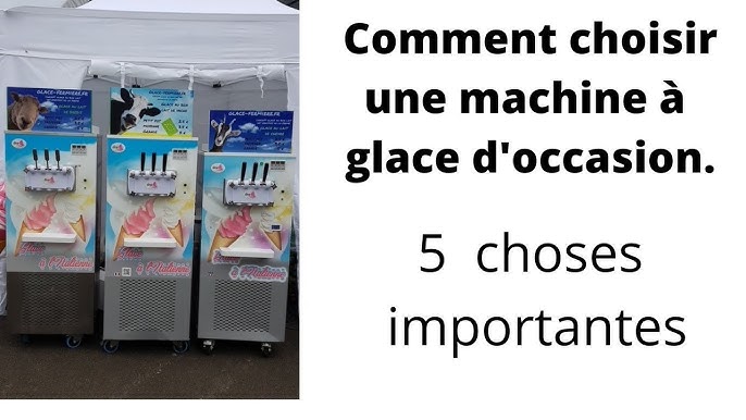 Achat Machine Glaces Italiennes 2700w - Rentabilité express