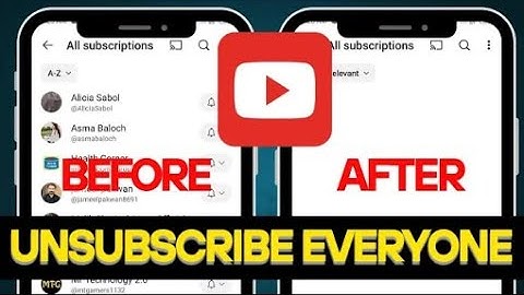 How to Unsubscribe All Subscribed Channels on YouTube at Once (2025)