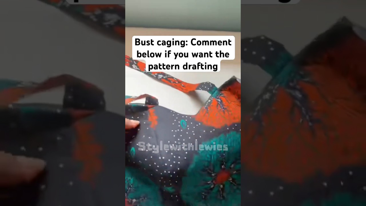 Bust caging without using boning 