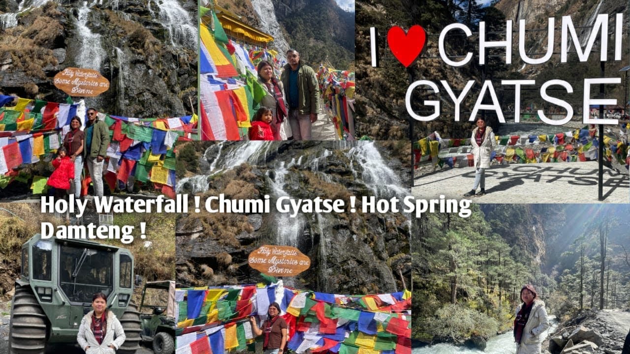 Part-7, Chumi Gyatse, Holy Waterfall- Near Tawang ! Hot Spring at Damteng ! Tawang Series ! 