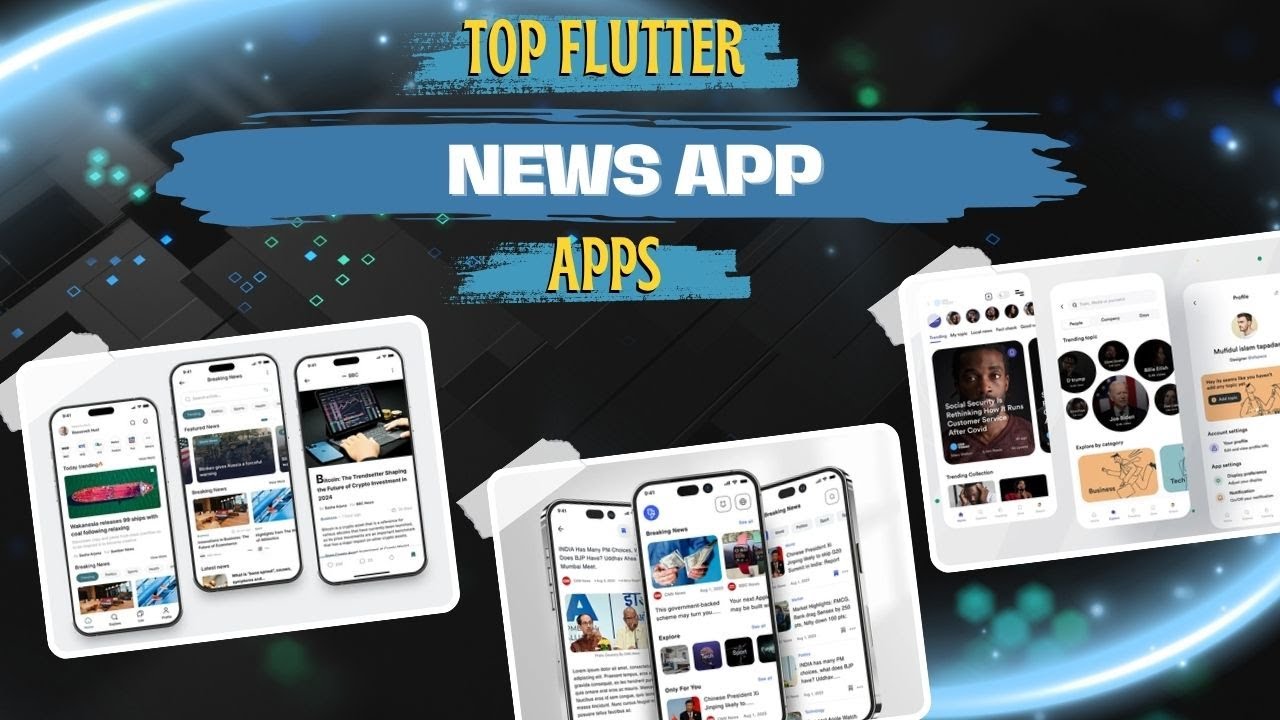 Best 5 Flutter News App Templates - YouTube