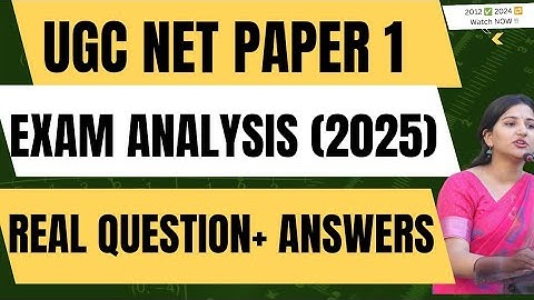 UGC NET Paper 1 Exam Analysis 2025 🔥 | Shift 2 Memory-Based Questions with Answers & Tricks