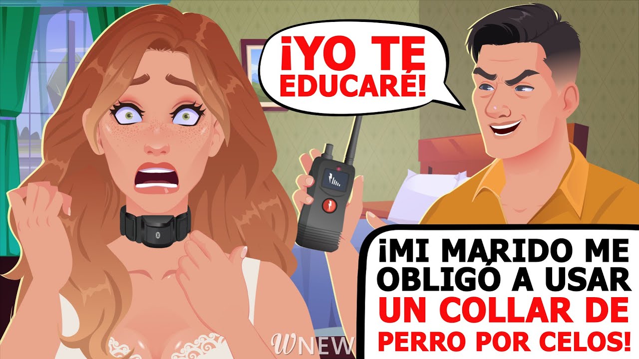 ¡Mi marido me obligó a usar un collar de perro por celos!