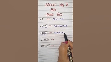 Easiest way to find Square Root #maths#reasoning#study#all govt exam for SSC CGL CHSL RRB NTPC MTS