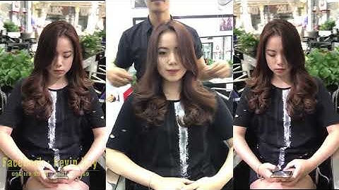 KeVin Huy || Mẫu Tóc Uốn Xoăn Sóng Lơi Hàn Quốc - HUY LUXURY