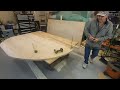 DIY Micro camper/Teardrop camper full build series Episode 12 match drill holes for spars