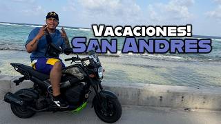 Nos Fuimos de a vacaciones SAN ANDRES ISLAS en Honda NaVi🔥