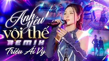 ANH YÊU VỘI THẾ - TRIỆU ÁI VY | Màn Trình Diễn Live Đỉnh Cao Tại Lễ Ra Mắt Phim Ca Nhạc GỌI ĐÒ 2