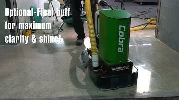 Step by Step -  Learn How to Grind and Polish Concrete with a WerkMaster Concrete Floor Grinder.